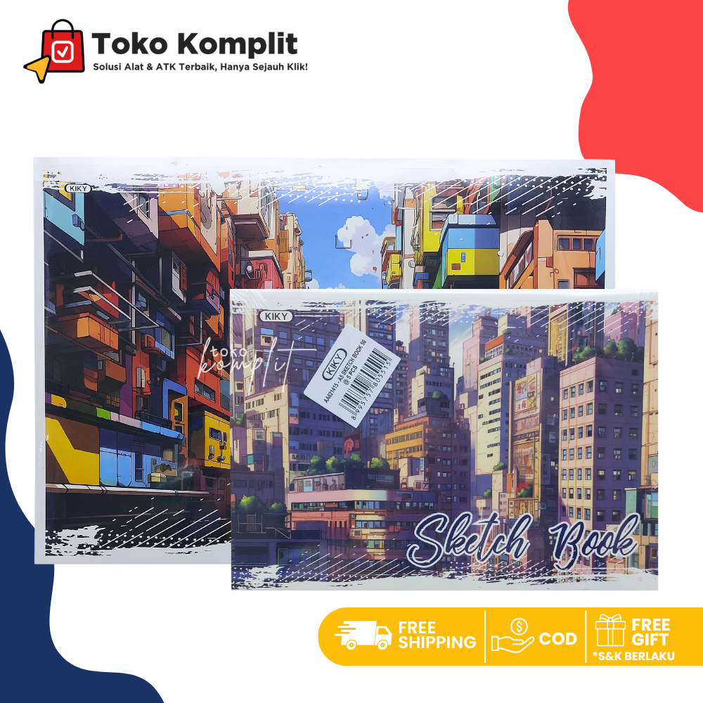 

Komplit - Kiky Sketch Book A5 dan A3