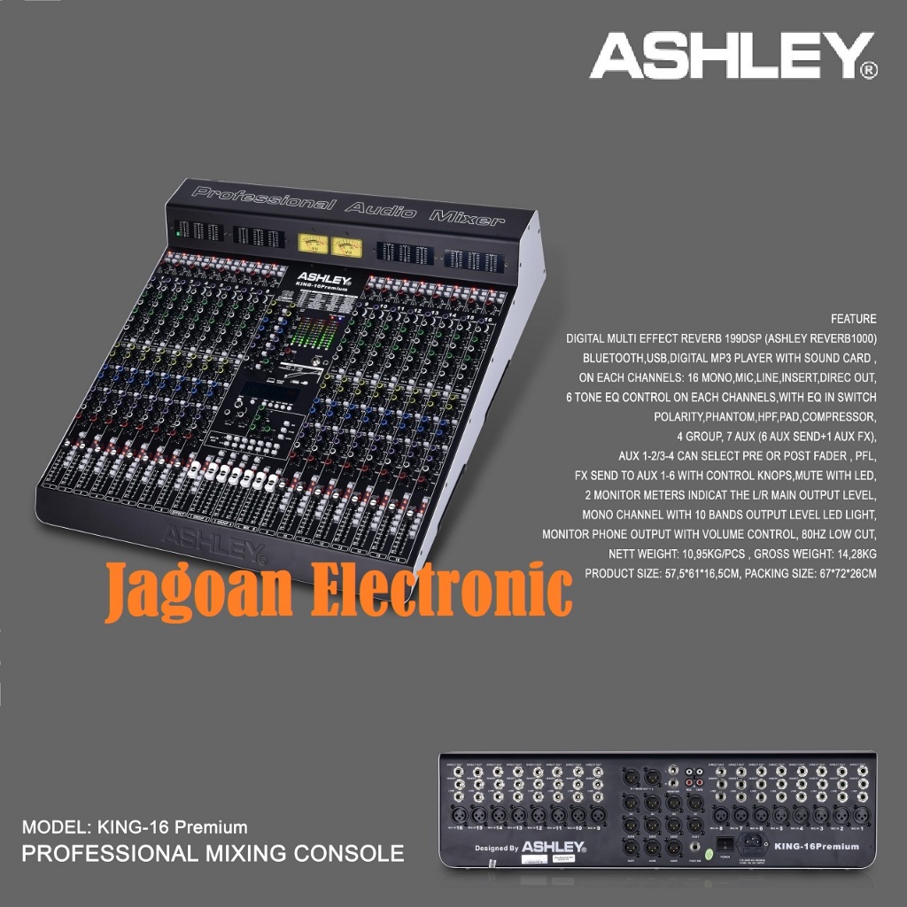 MIXER ASHLEY KING 16 PREMIUM KING16 PREMIUM KING16 PREMIUM ORIGINAL NEW