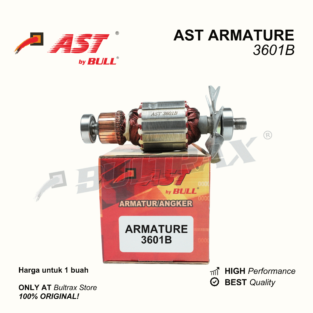 AST Armature 3601B Mesin Profil Trimmer Makita 12mm / Angle Grinder Motor/ Angker Rotor Dinamo