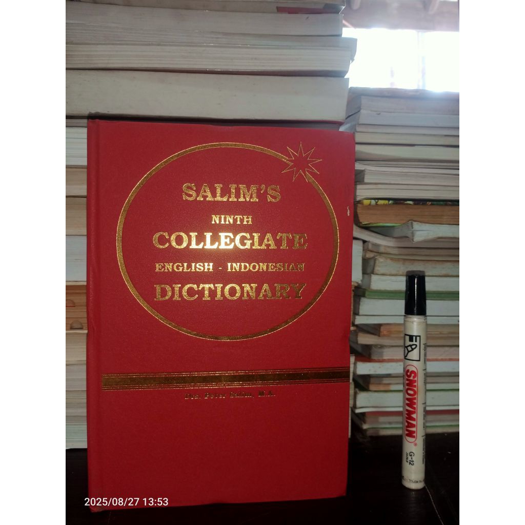 Kamus Salim's Ninth Collegiate English-Indonesian Dictionary oleh Drs. Peter Salim, M.A.