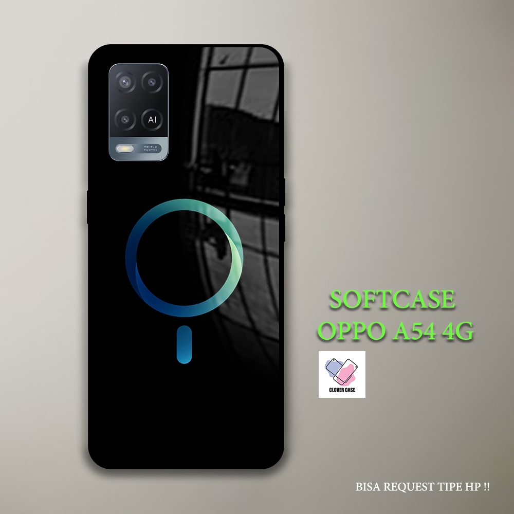 [CM24]  Case Glossy Case | OPPO A54 4G | CASE KEKINIAN LUCU |  Casing Hp Kilau Motif IPHONE