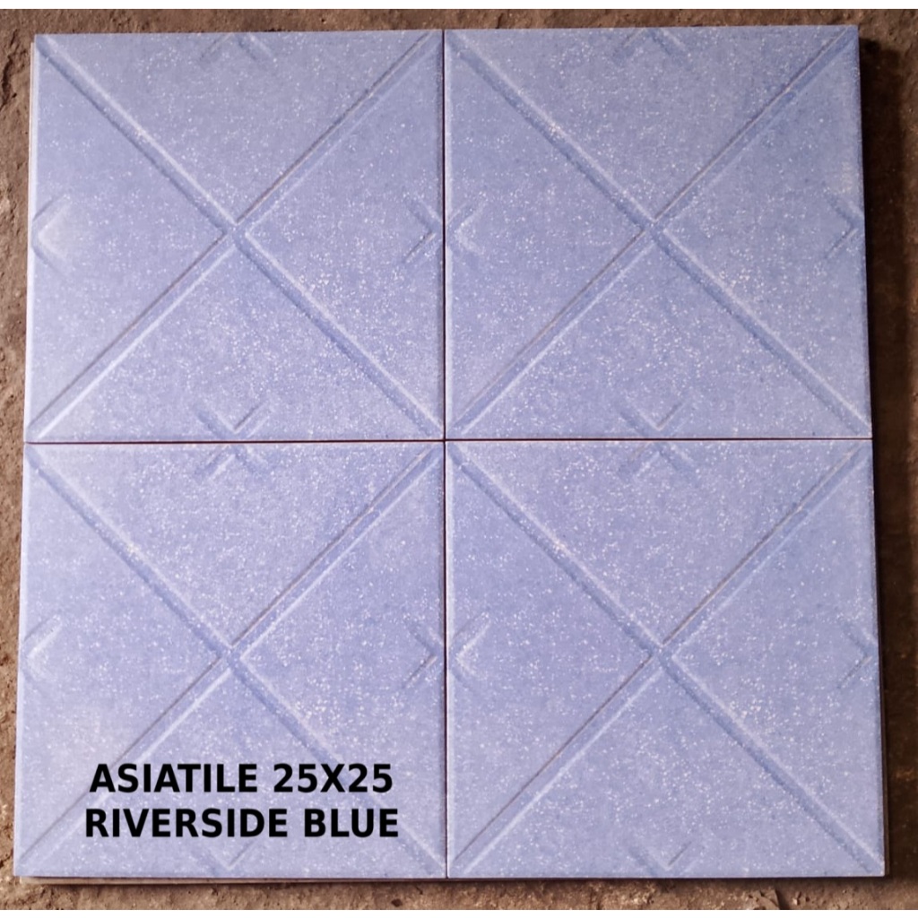 KERAMIK ASIA TILE 25x25 RIVERSIDE BLUE KW B keramik lantai kamar mandi keramik lantai 25x25 keramik 