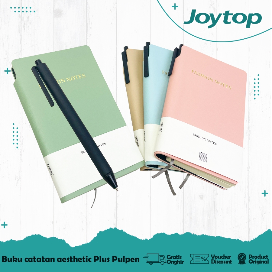 

JOYTOP FREE PULPEN Notebook A7 / Diary Book / Sketch Book / Journal Book / Buku tulis catatan aesthetic agenda 100 Lembar