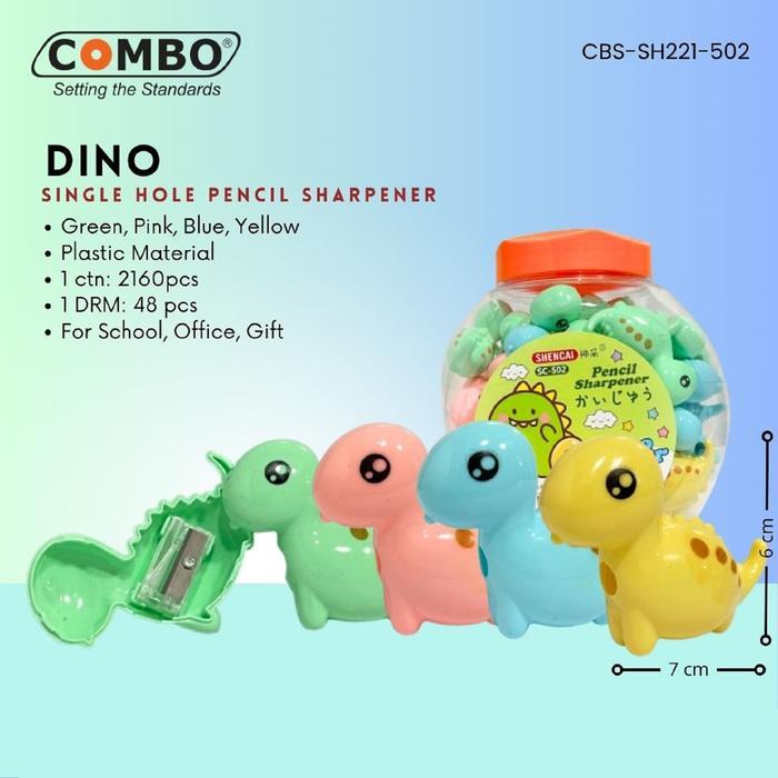 

Serutan Pensil LARVA SH-217 / Rautan Pensil SANRIO SH-219 / Pencil Sharpener DINO SH-221 / Pencil Sharpener / Serutan Pensil Lucu / Single Hole Pencil Sharpener COMBO