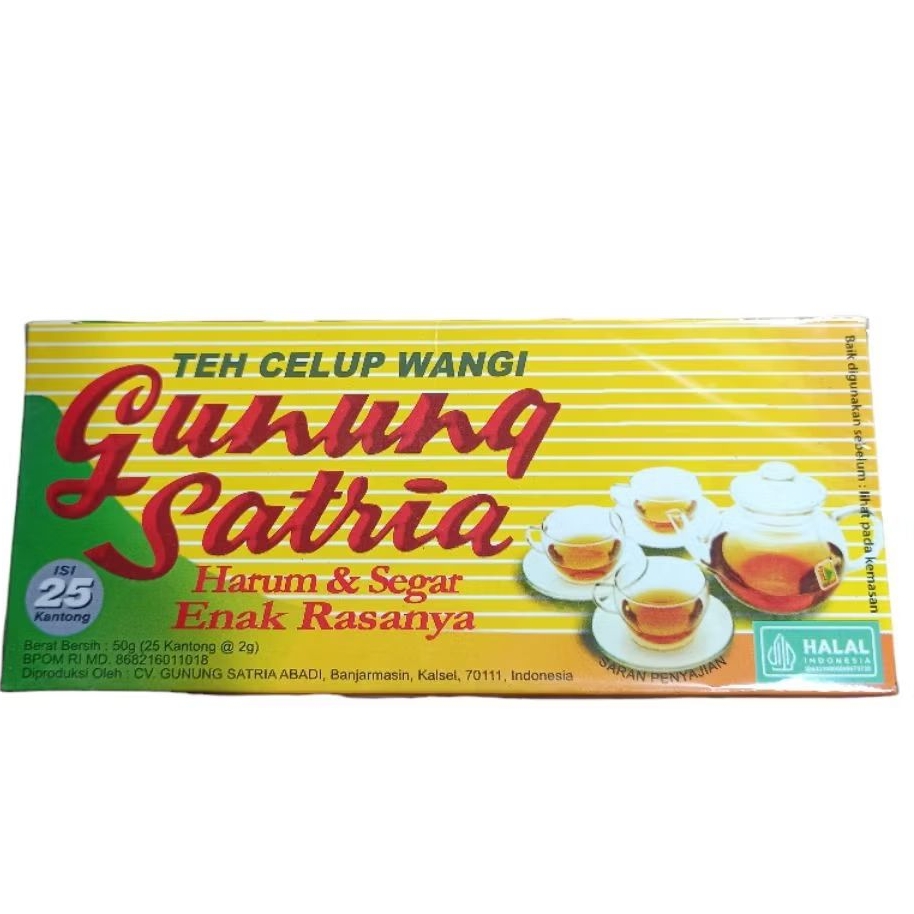 

Teh Celup Gunung Satria 50gr (Isi 25pcs) Original