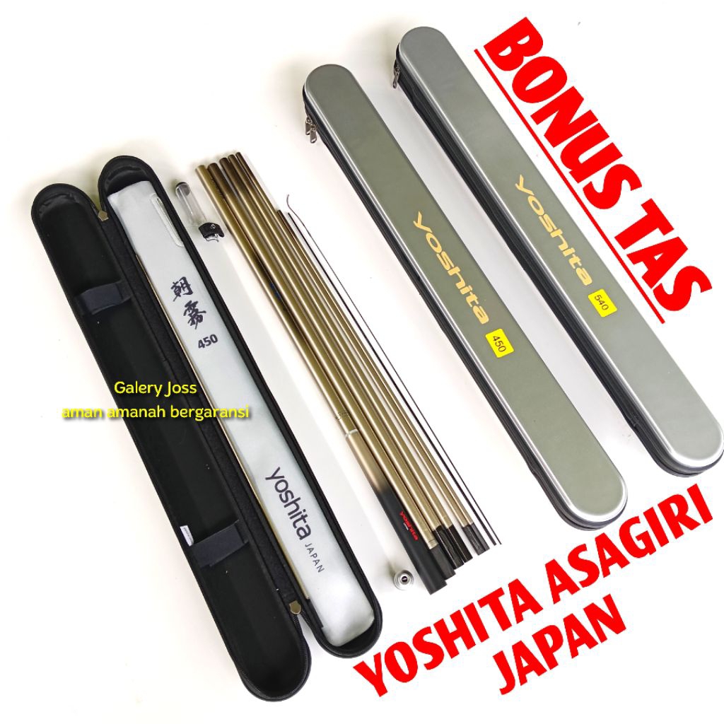 Tegek Yoshita japan original 450 540 Bonus tas