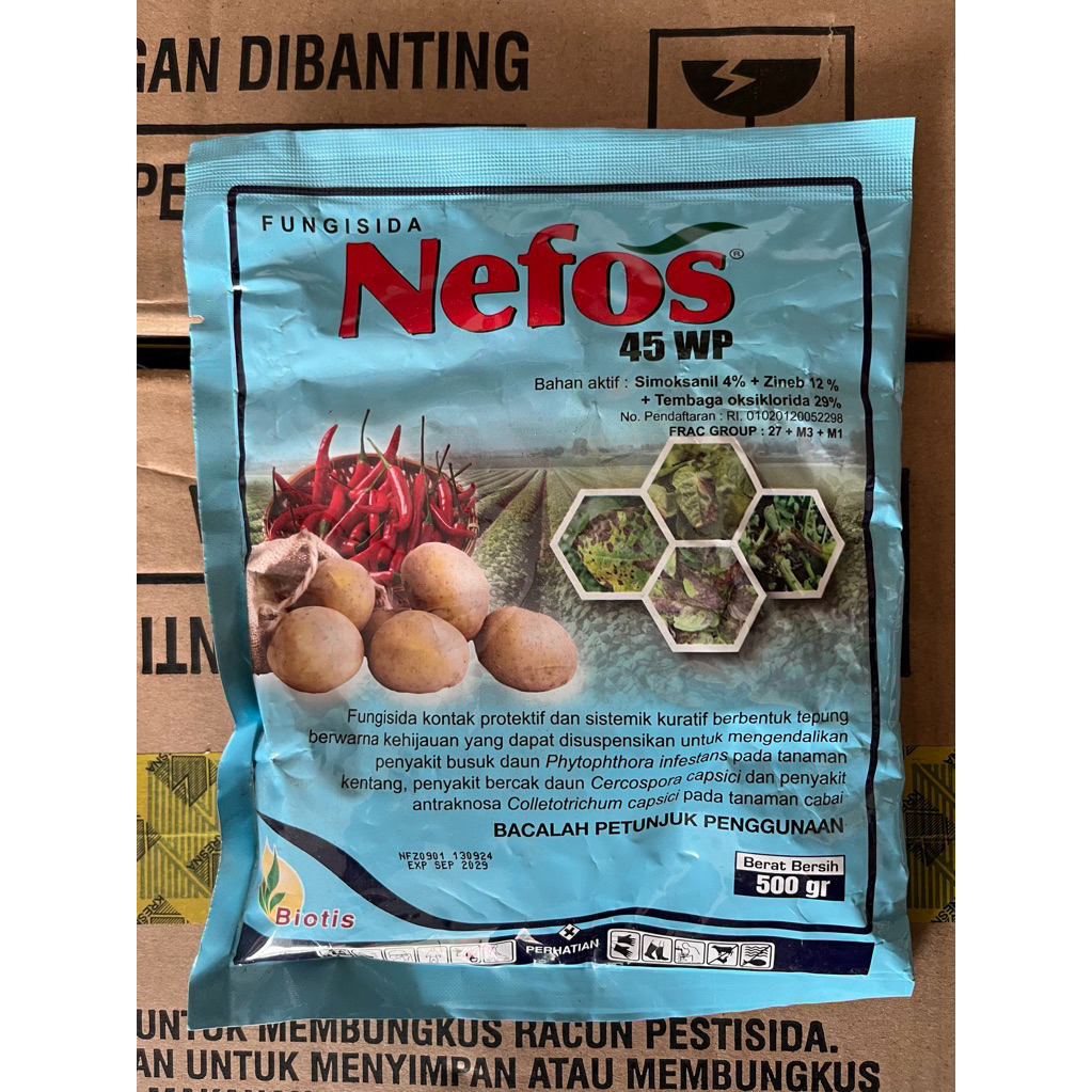 FUNGISIDA NEFOS 45 WP @ 500 GR