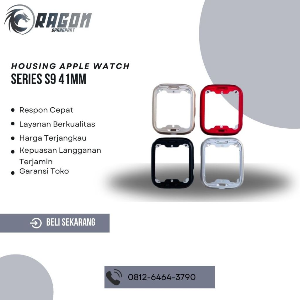 HOUSING CASING APPLE WATCH SERIES S9 41MM ORIGINAL