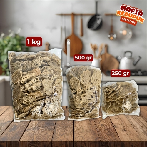 

Kerupuk BanyuwangI Oval Rasa Ikan Mentah