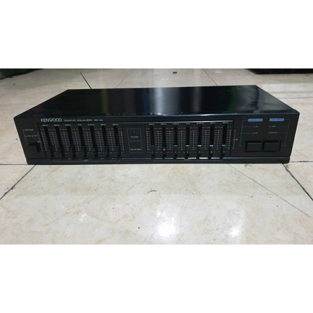 equalizer 14channel kenwood ge-44 vintage made in japan 2x7band stereo graphic equalizer second beka