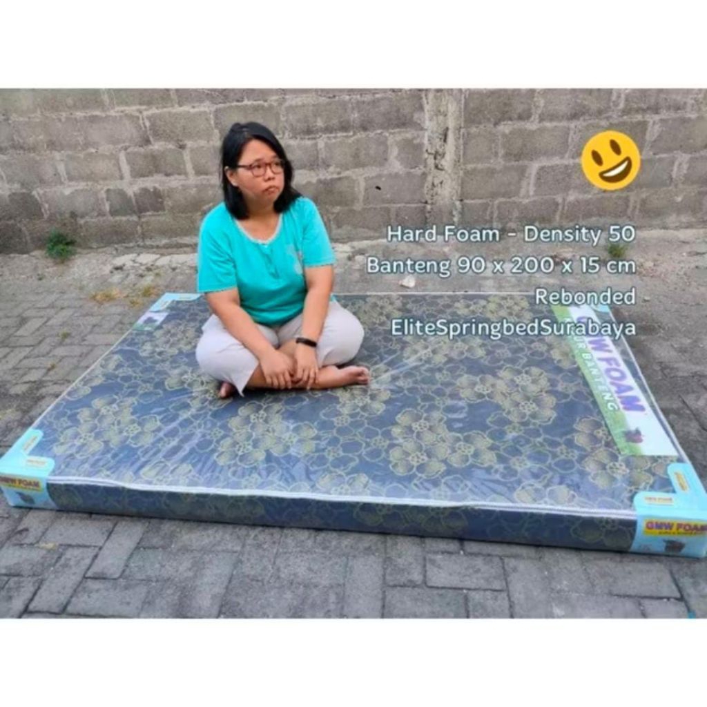 kasur busa orthopedic GMW banteng ori 90x15x200 full kubikasi ongkir real