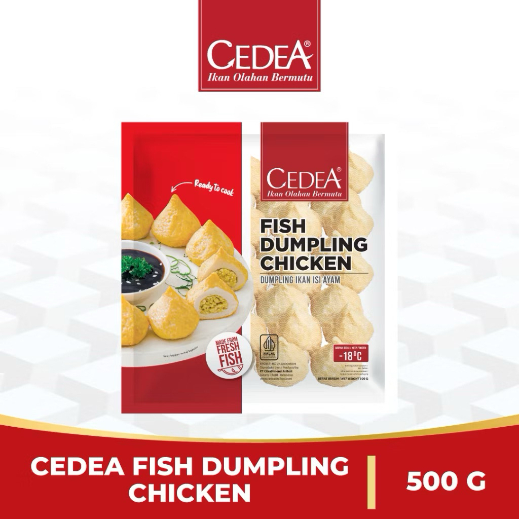 

Cedea Dumpling Chicken 500g / Dumpling Ayam (KHUSUS SUMBAR)