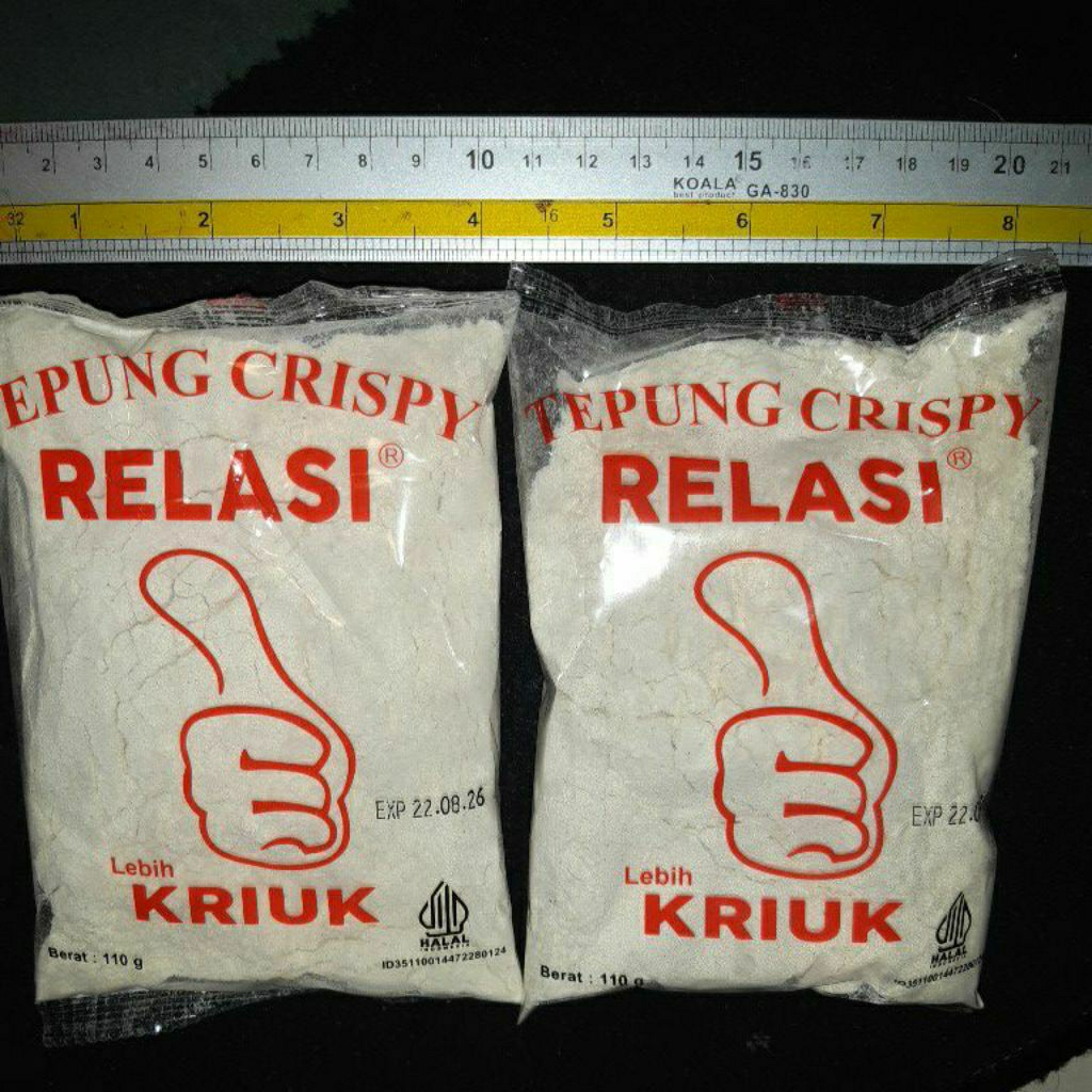 

tepung krispy 1pack = 110 gram