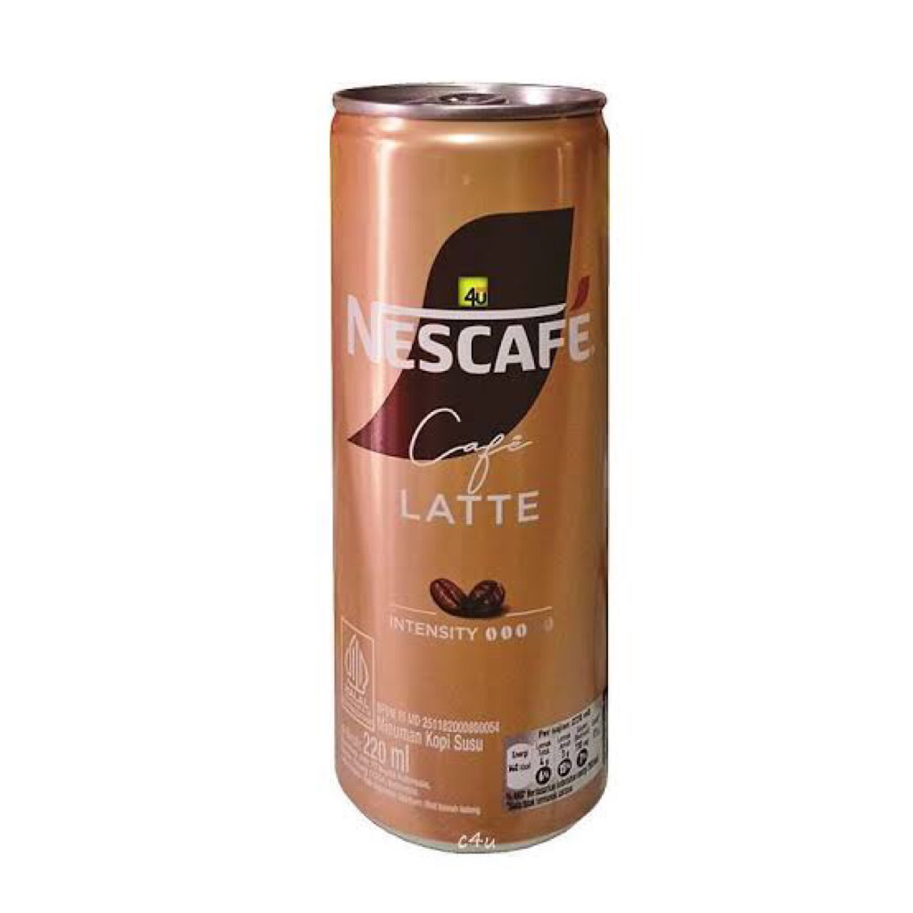 

kopi kaleng nescafe premium 220 mil original latte