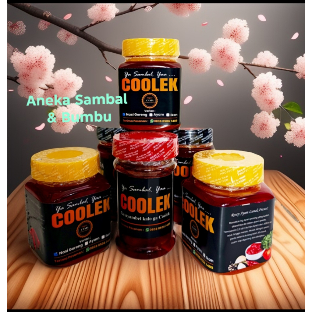 

Sambal Coolek Cumi & Cabe Ijo Dapoer Cania 135gr