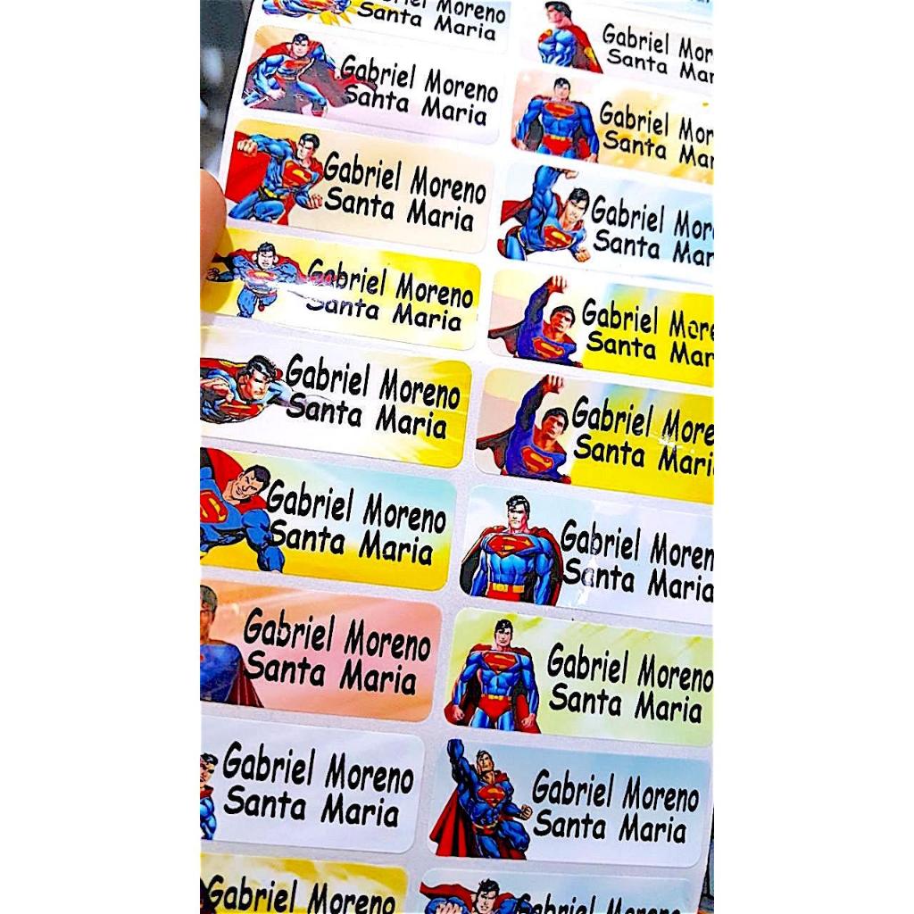 

Label Nama Anti Air Sticker Waterproof Superman