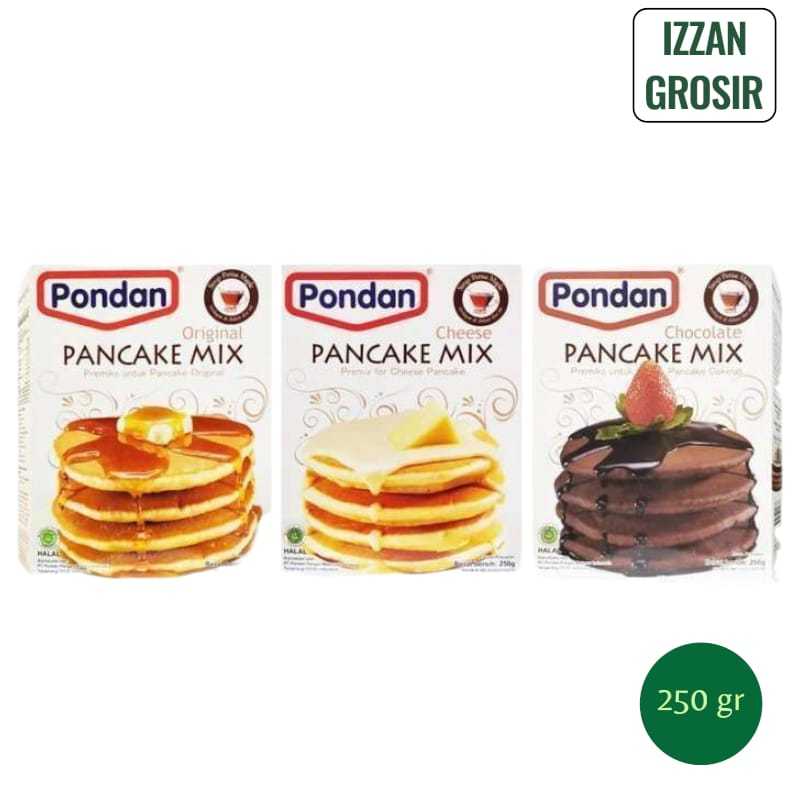 

Pondan Pancake mix 250gr promo exp terbaru