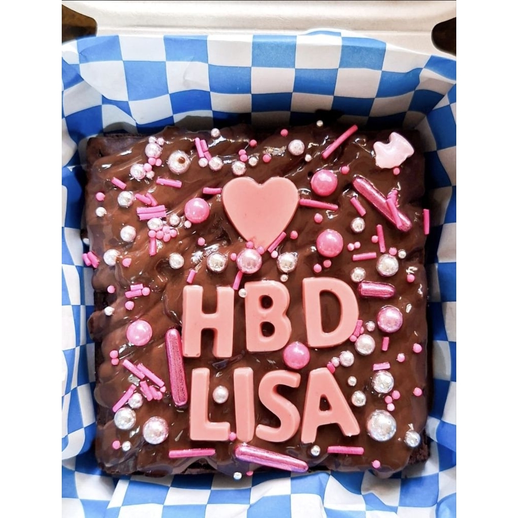 

Fudgy Brownie | Custom Decorated Brownie | PRE-ORDER