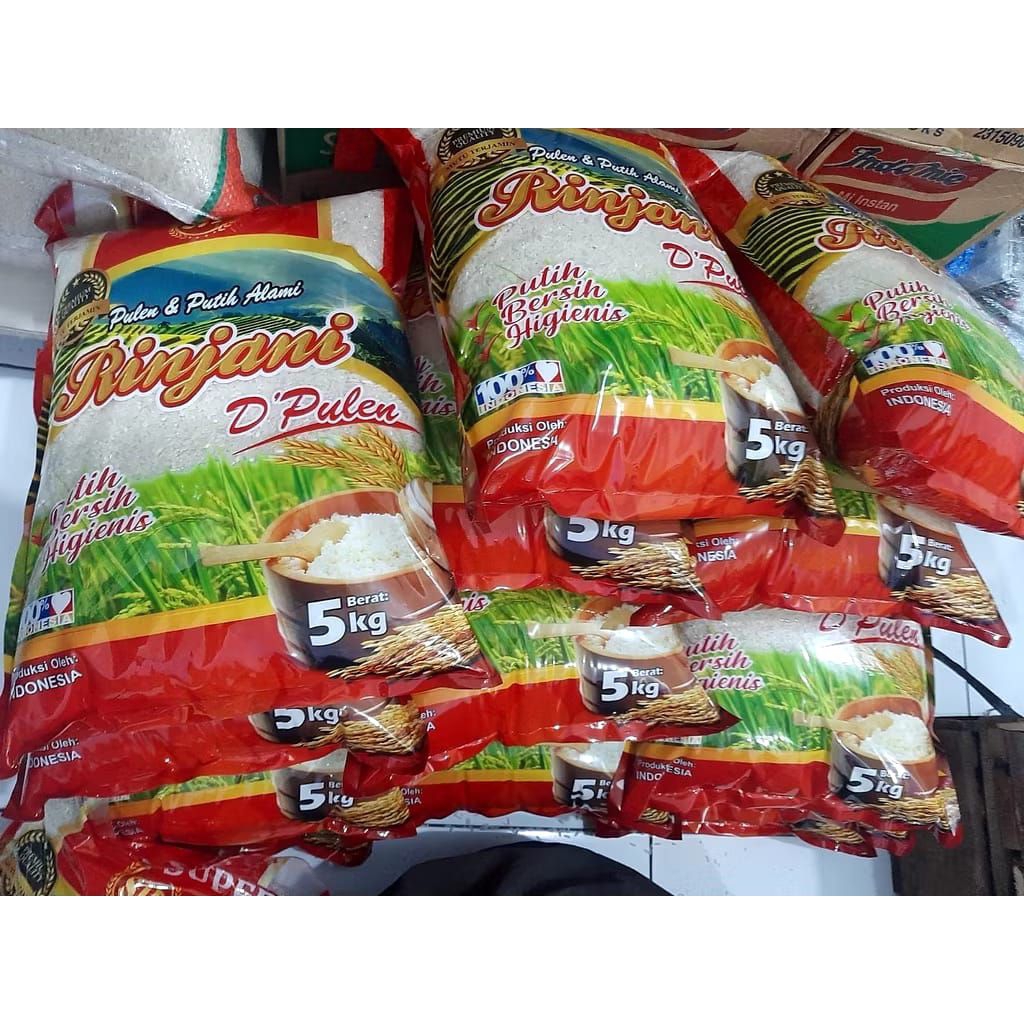 

BERAS SUPER PREMIUM RINJANI D'PULEN 5 KG MURAH!