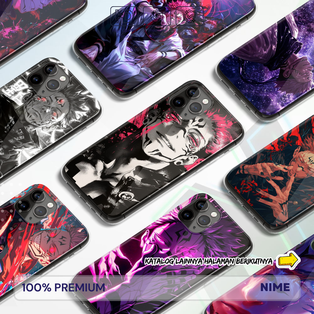Nime Premium Case Anime - Sukuna Jujutsu Kaisen Collection (SEMUA TYPE HP)