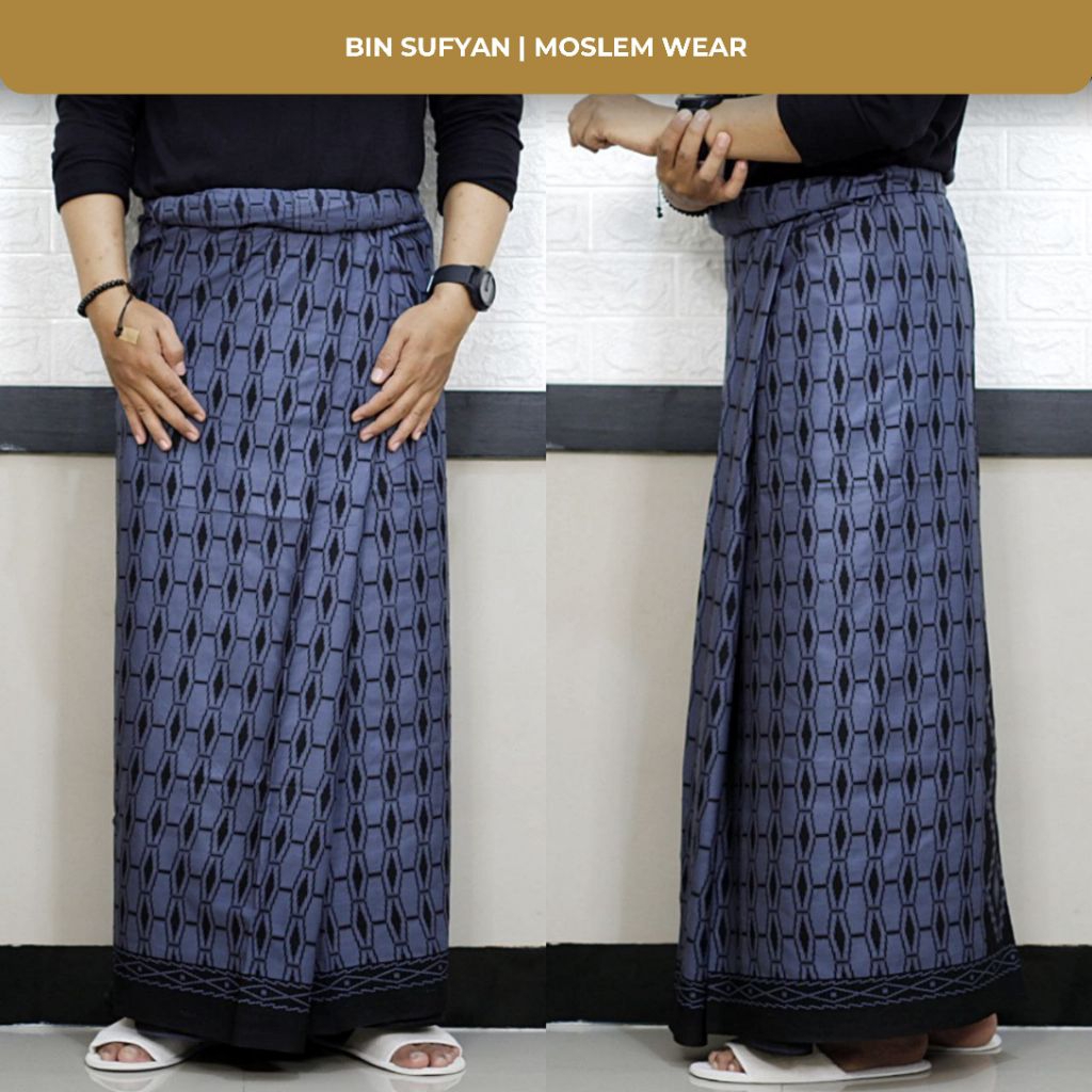 Bin Sufyan - Sarung Goyor Rayon Printing Dewasa