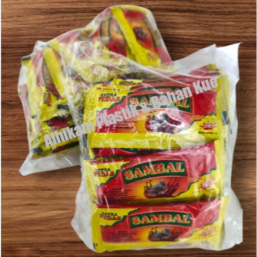 

Sambal Sachet Prima 1 pack isi 25pcs Saus Pedas Sachet