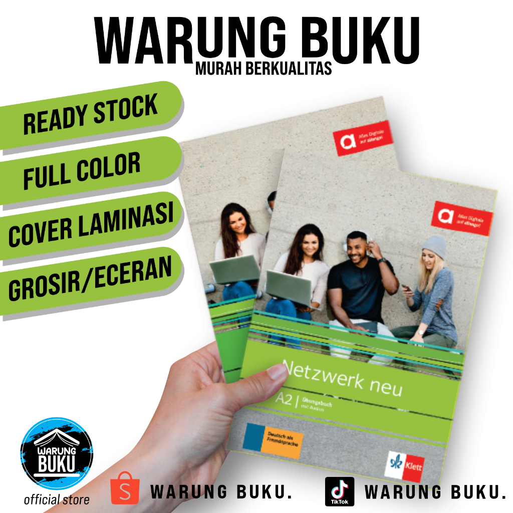 

Netzwerk Neu A2 Paket hemat 2 Buku Kursbuch dan Übungsbuch