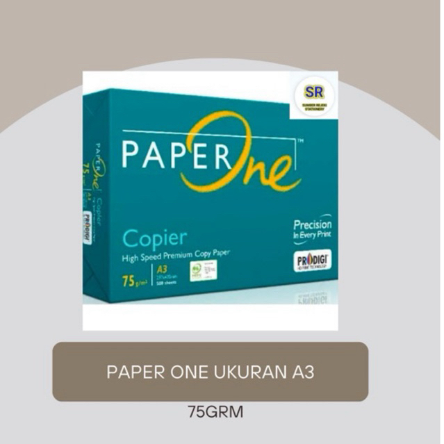 KERTAS HVS PAPER ONE A3 75 GR