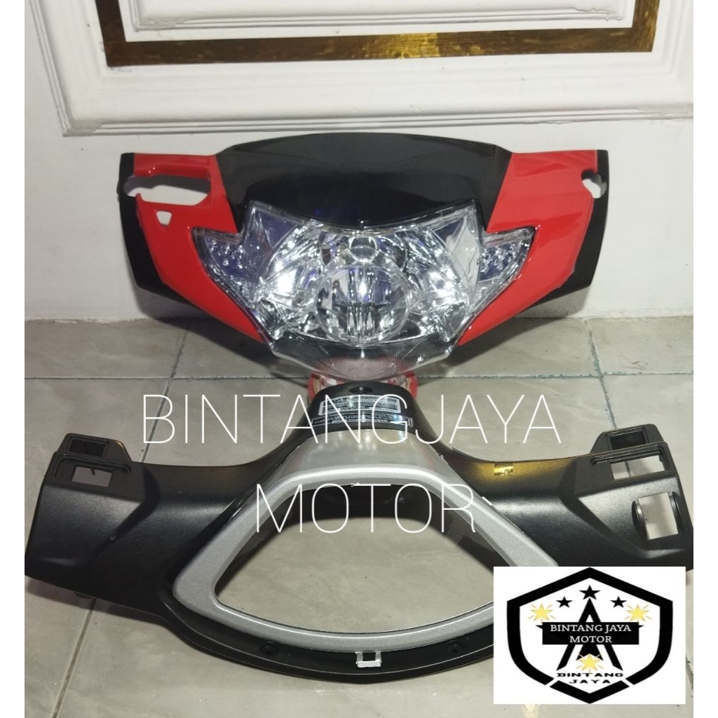 batok depan belakang Supra x 125d merah batok kepala Honda Supra x 125 old batok lampu Supra x 125 l