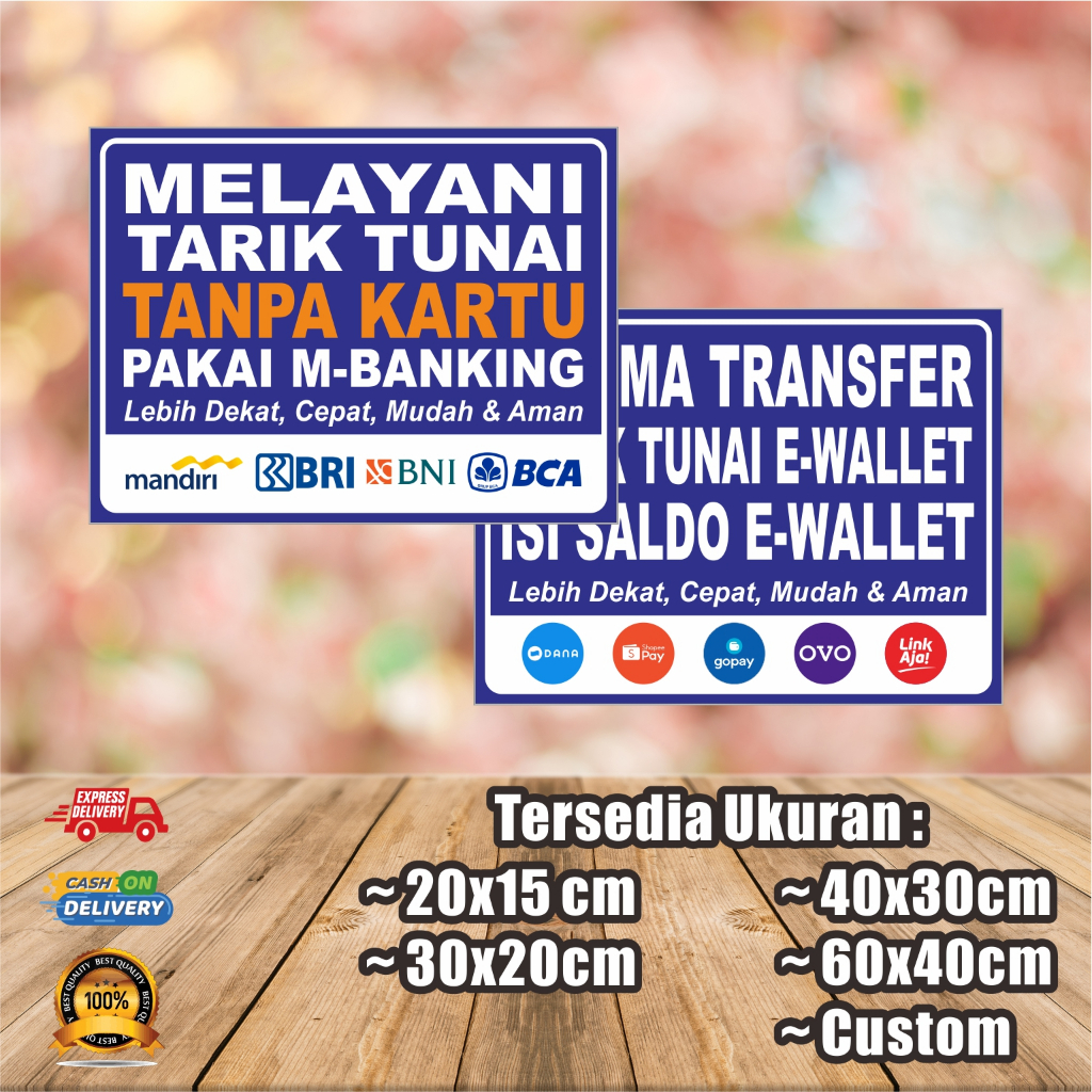 

Stiker Warung Toko Bisa Bayar Pakai Disini