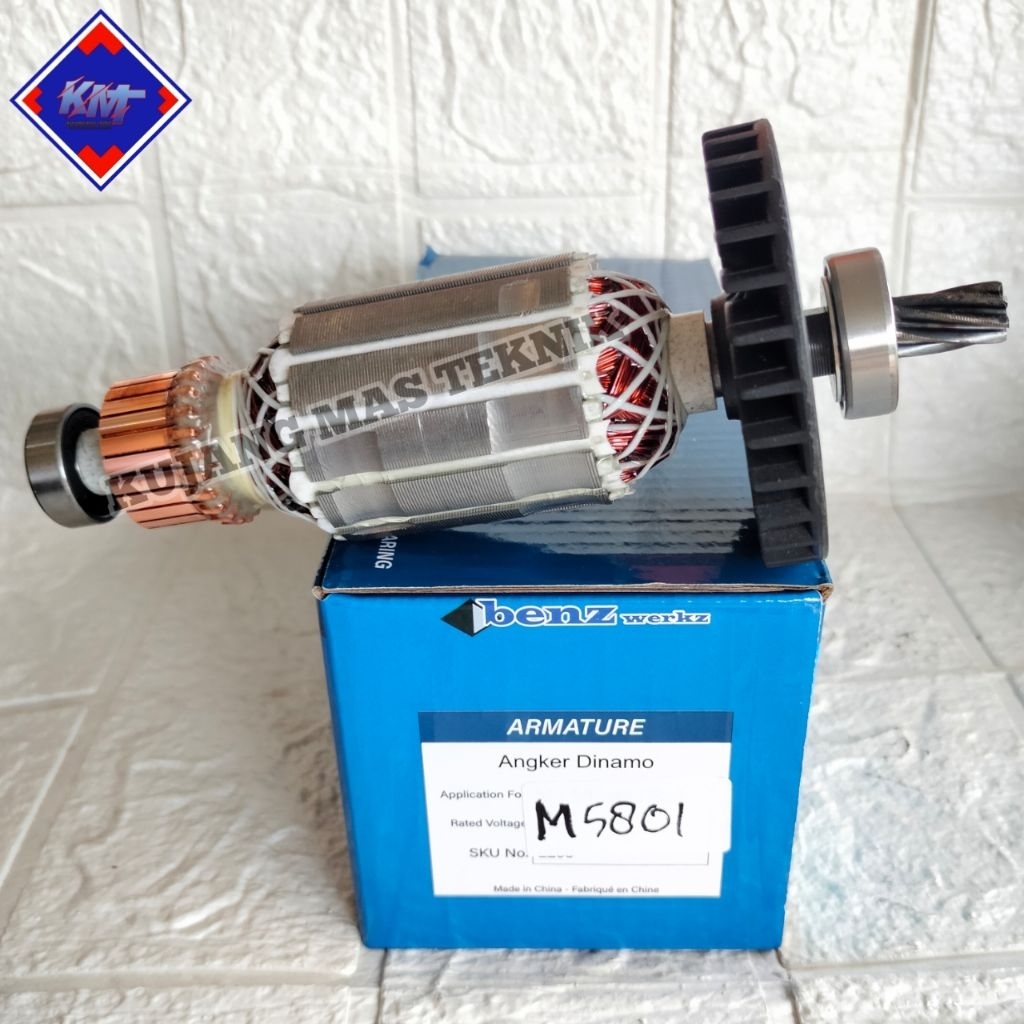 ARMATURE ANGKER MAKITA M5801 ROTOR M5801B MESIN SIRCULAR SAW MAKITA M5801