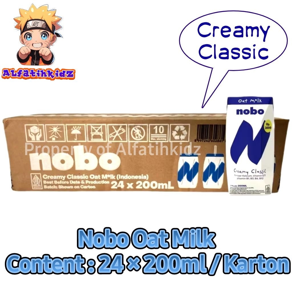 

Nobo Oat Milk Creamy Classic isi 24 × 200ml | Karton