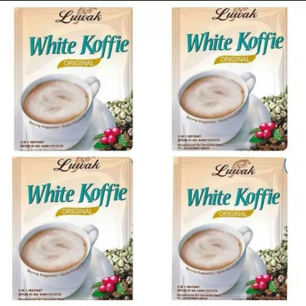 

Luwak white koffie 1 renteng isi 10 sachet
