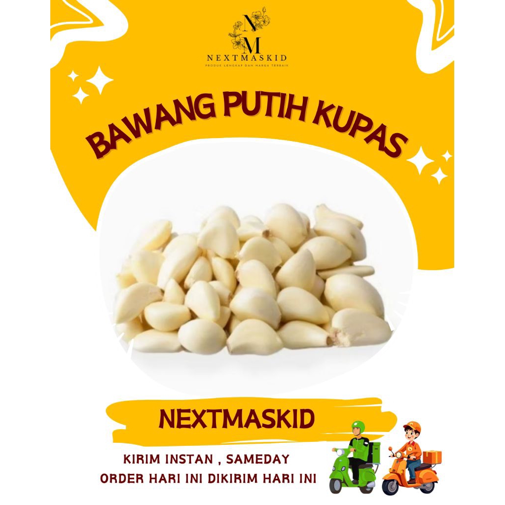 

Bawang putih kating kupas / bawang putih kupas / bawang putih bersih - nextmaskid