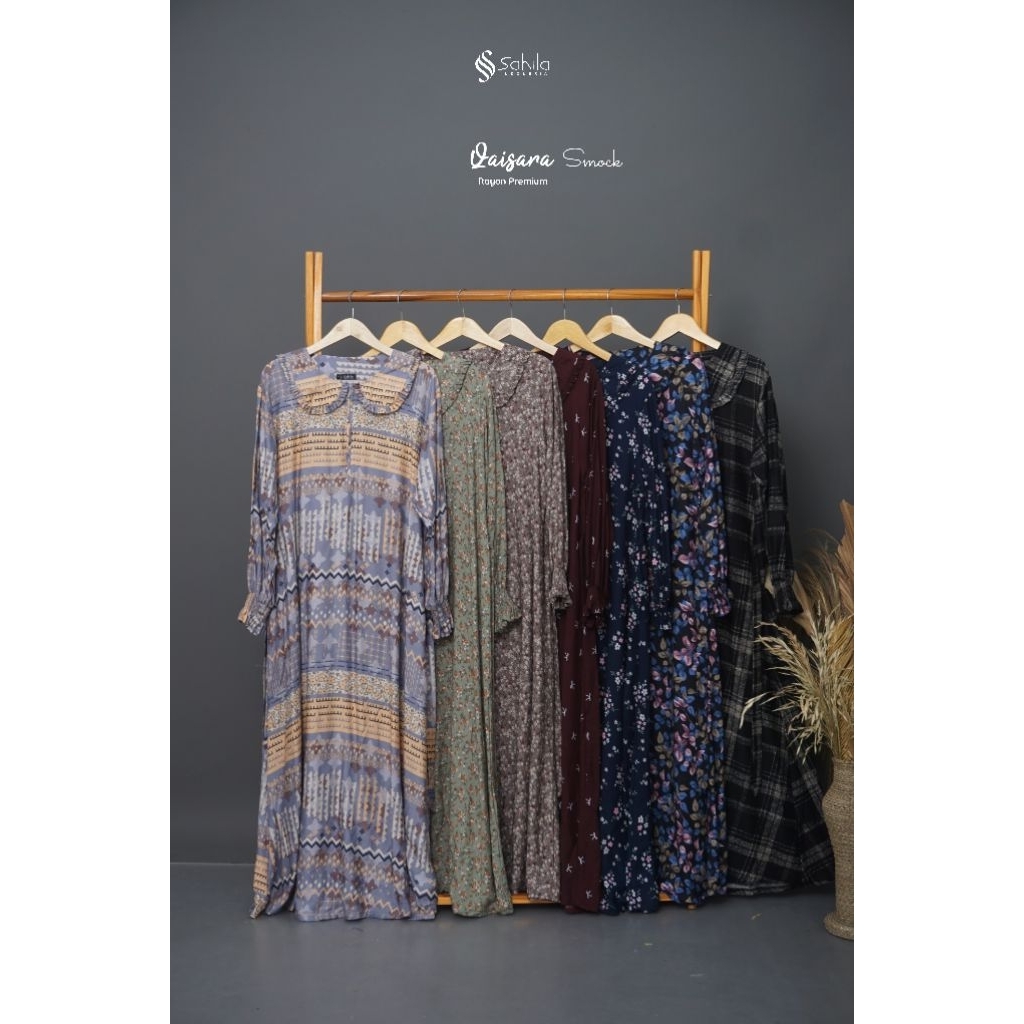 Qaisara Gamis Rayon Premium Adem Murmer Nyaman