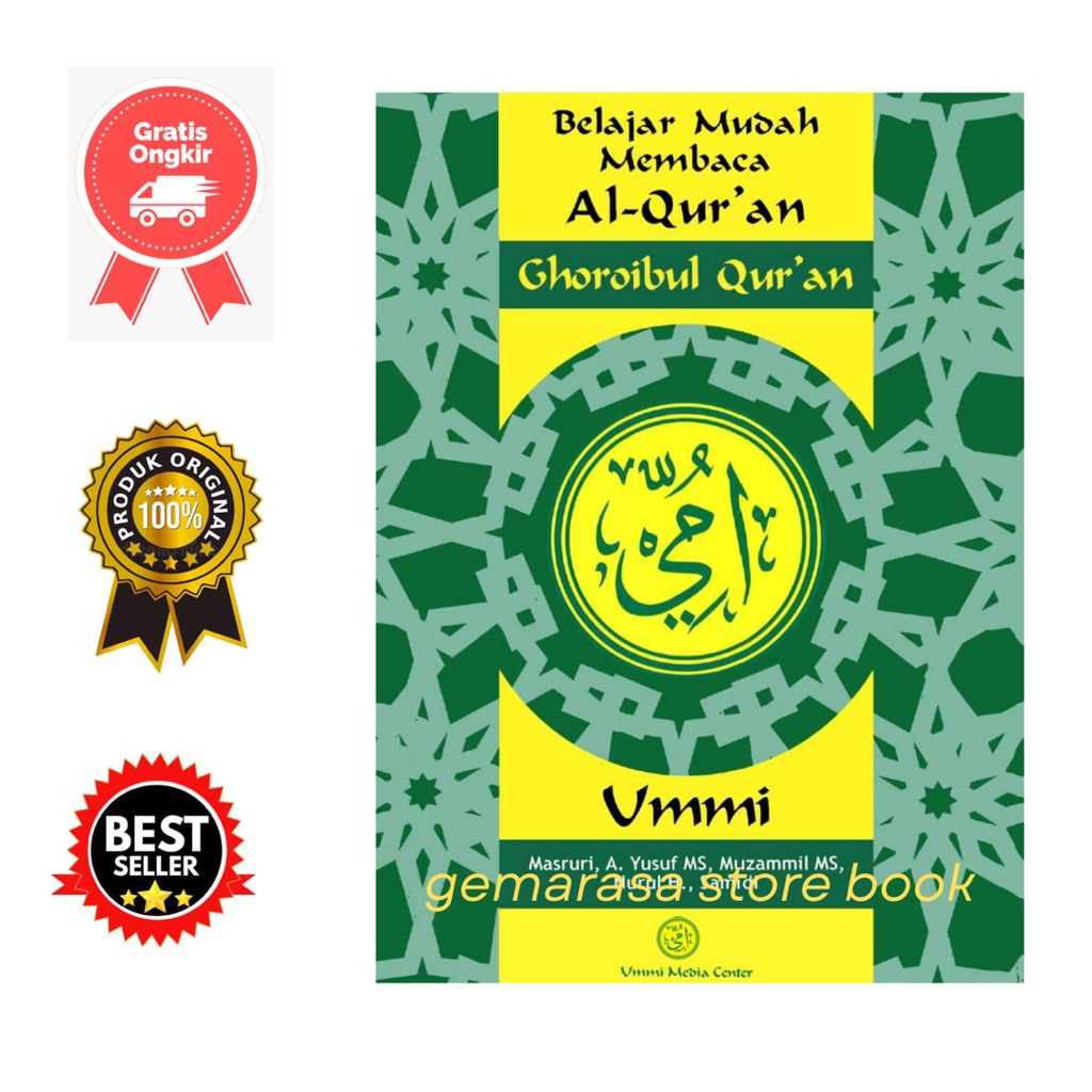 Buku Ummi Ghoroibul Qur’an-Ummi Tajwid dasar paling laris