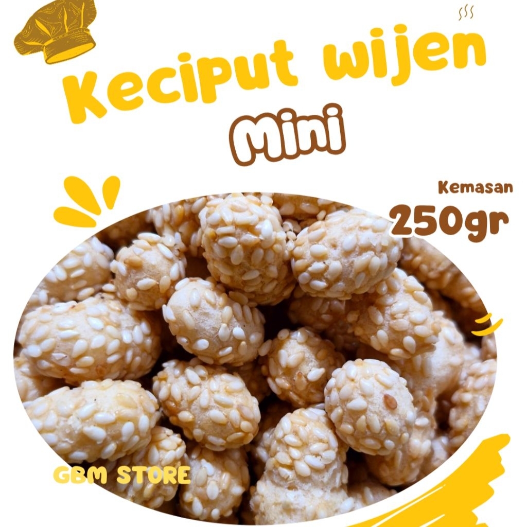 

Keciput wijen bulat mini 250gram onde onde mini ciput jajan jadul