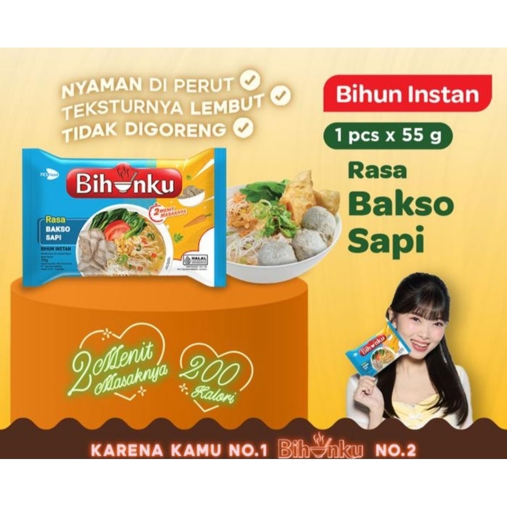 

Bihunku Rasa Bakso Sapi 50 gram