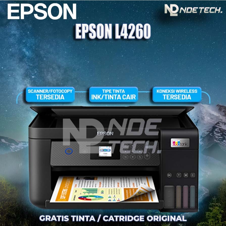 Printer Epson L4260 - Free Tinta Original