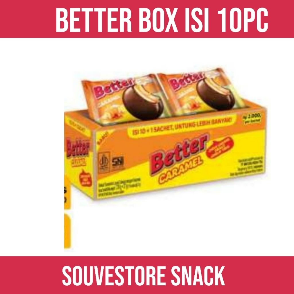 

Better Sandwich Coklat dan Karamel isi 10