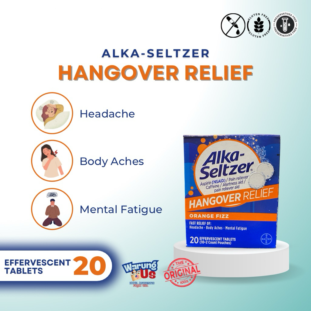 

Alka Seltzer Hangover 10 pouch / 20tablets