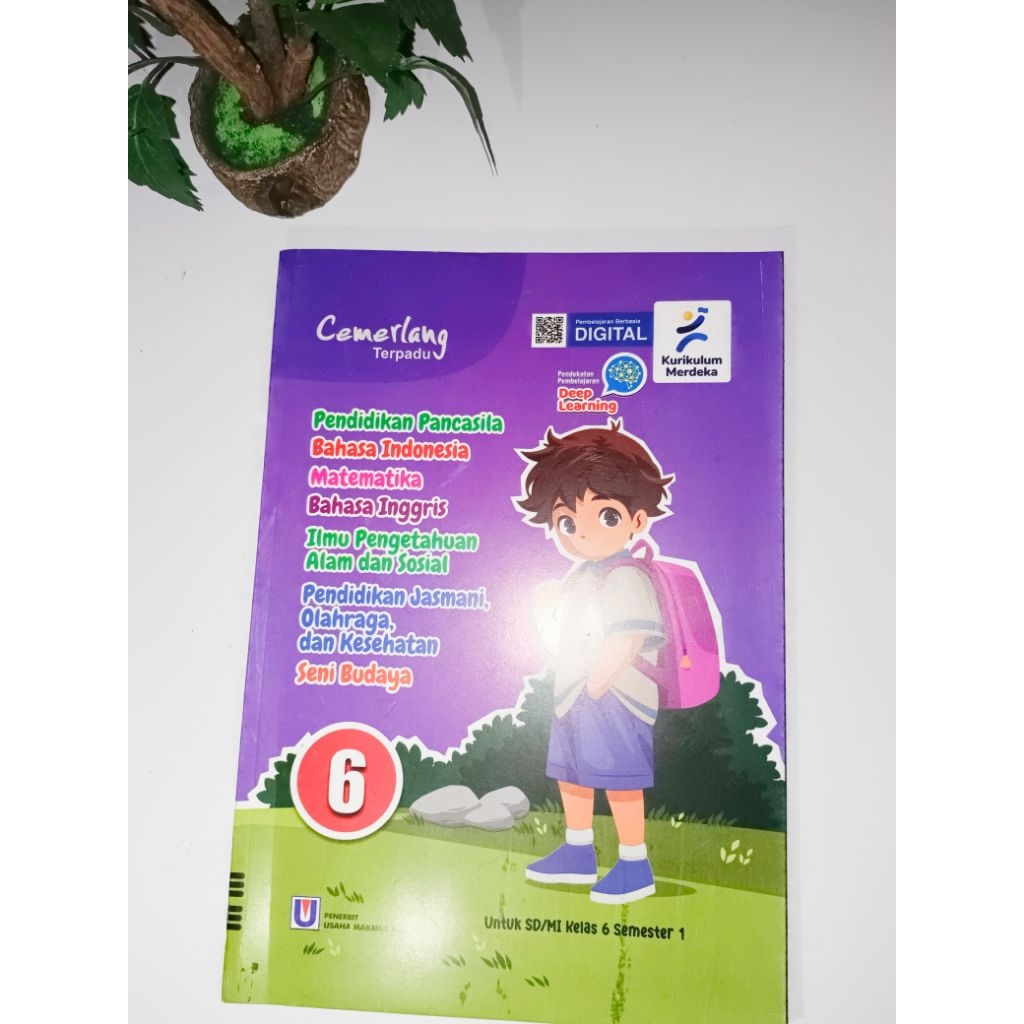 

LKS Buku Gabungan Mapel Pelajaran Cemerlang SD/MI kelas 6 kurikulum Merdeka Semester ganjil/1