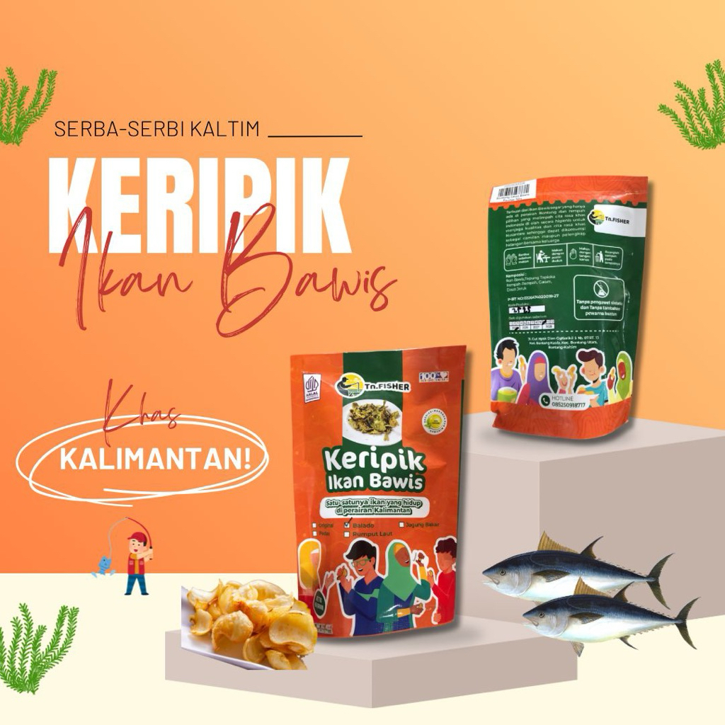

Keripik Ikan Bawis Crispy
