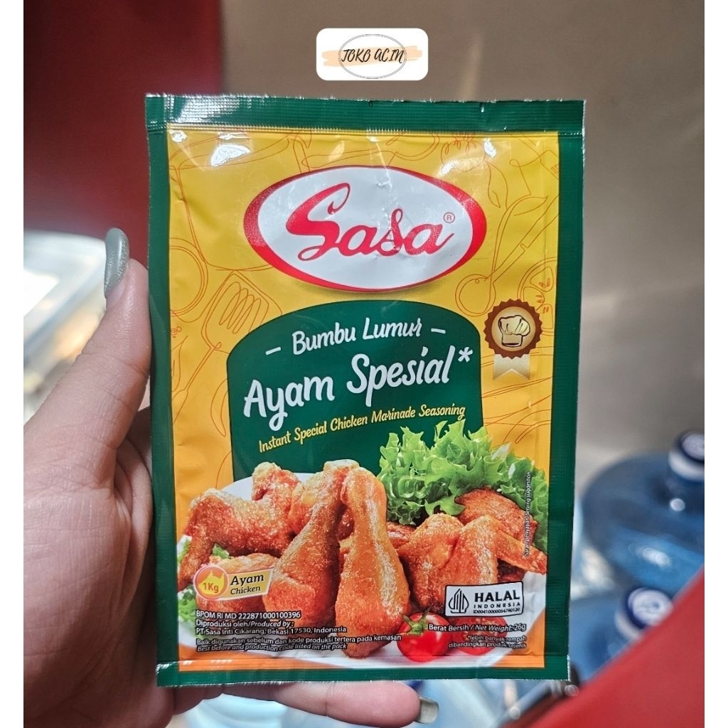 

Sasa bumbu lumur ayam, sasa marinasi, marinasi ayam, bumbu bubuk marinasi, bumbu marinasi serbaguna