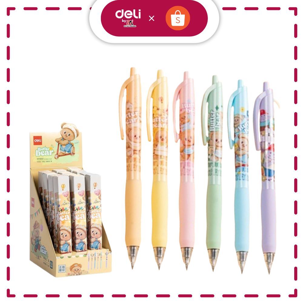 

Deli Butterbear Gel Pen HY003