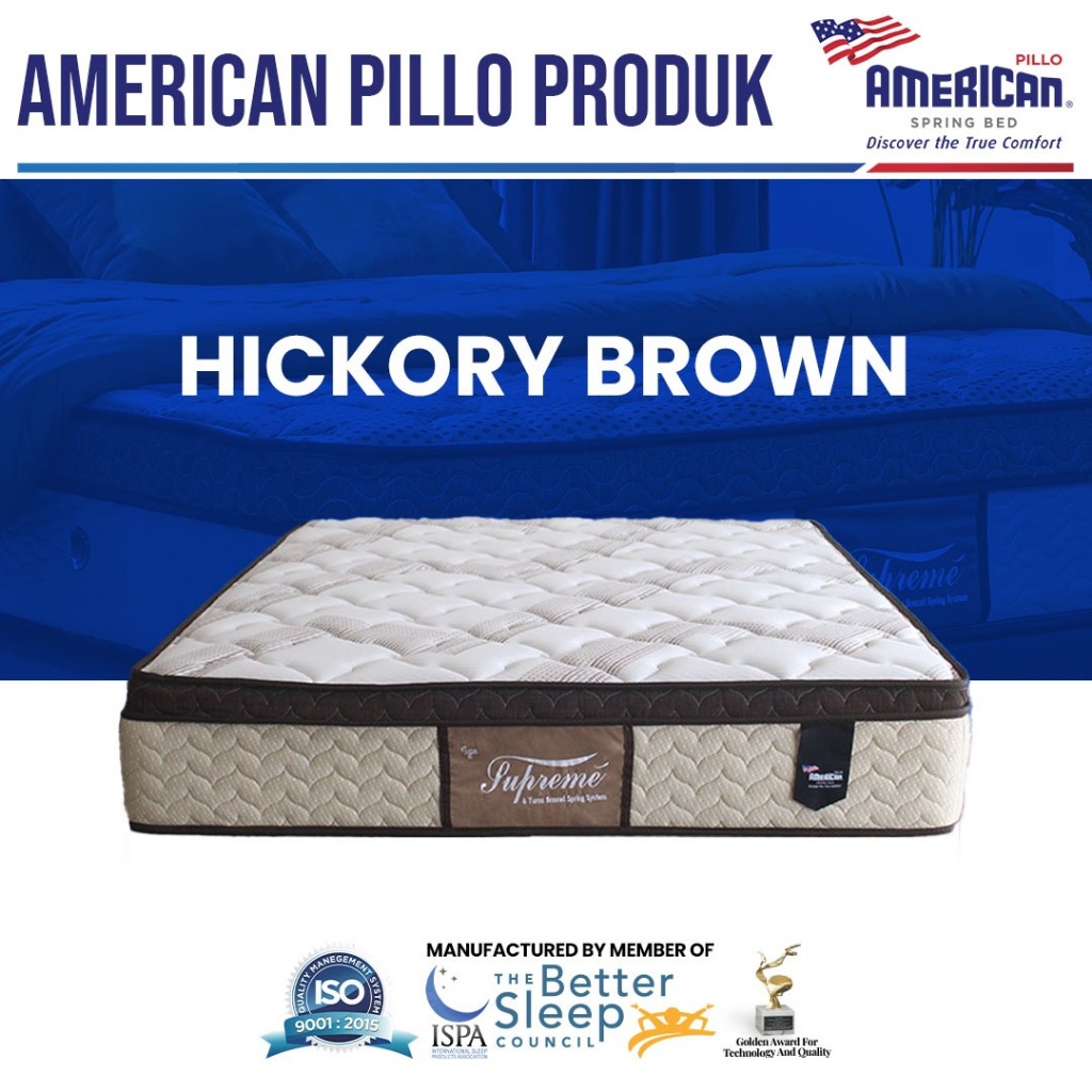 AMERICAN PILLO SPRING BED TYPE SUPREME COMFORT TOP