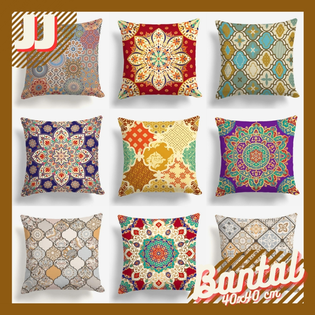 BANTAL SOFA PRINT MOTIF TURKISH GEO SERIES 40X40 CM