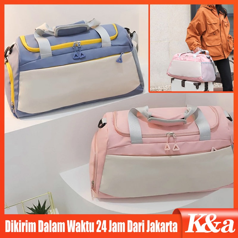 Hanke Original Tas Gym Olahraga Sport Travel Slempang HandBag