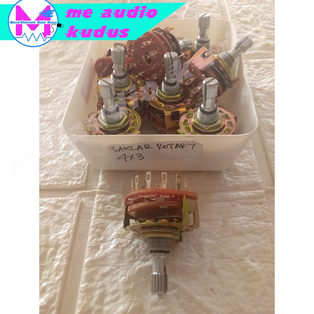 SAKLAR/POTENSIO ROTARI SWITCH (4X3)