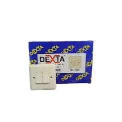 IB Saklar Seri Dexta 802 - IB Seri Dexta - Saklar Double Tanam Dexta